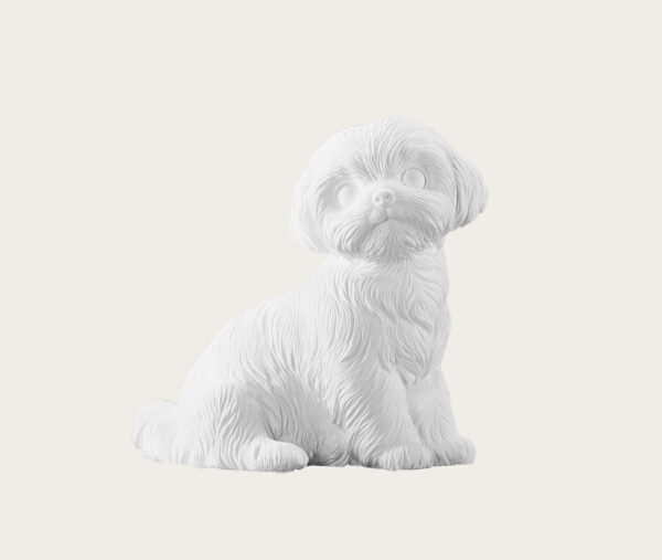 Pet Maltese dog urn