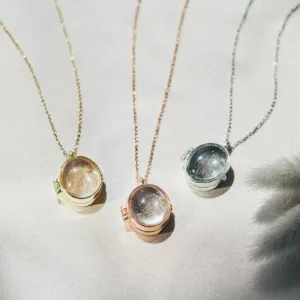 Personalized pet necklace pendant can freely add pet hair