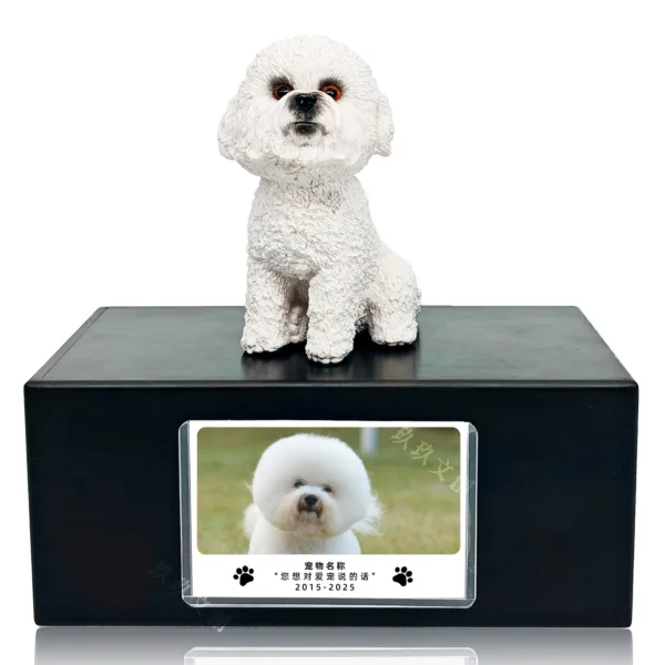 Dog Urn With Picture