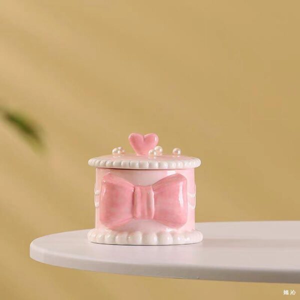 A Pet Urn Cute Cartoon Pink Ceramic Collection
