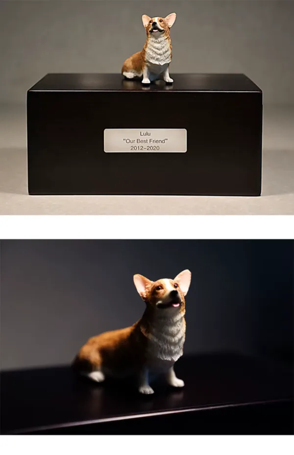 Dog Sculpture Urn
