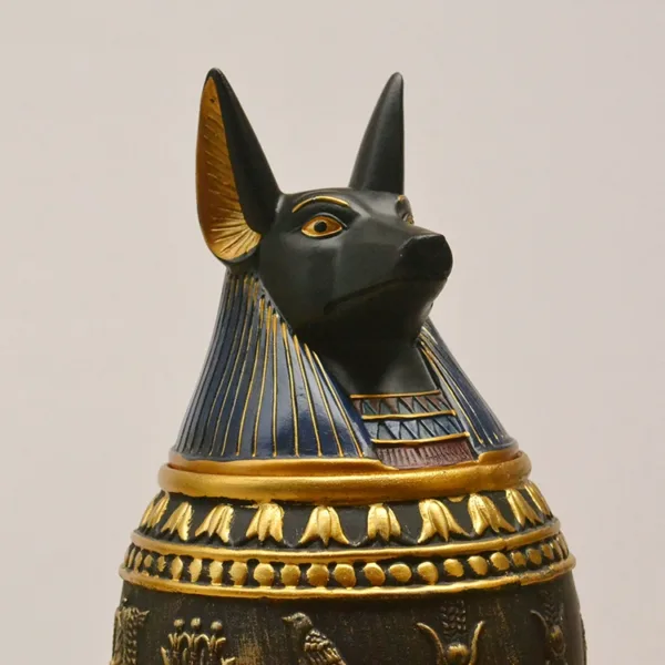 Ancient Egyptian Dog Storage Urn Box