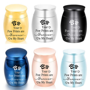 Metal Dog Urn